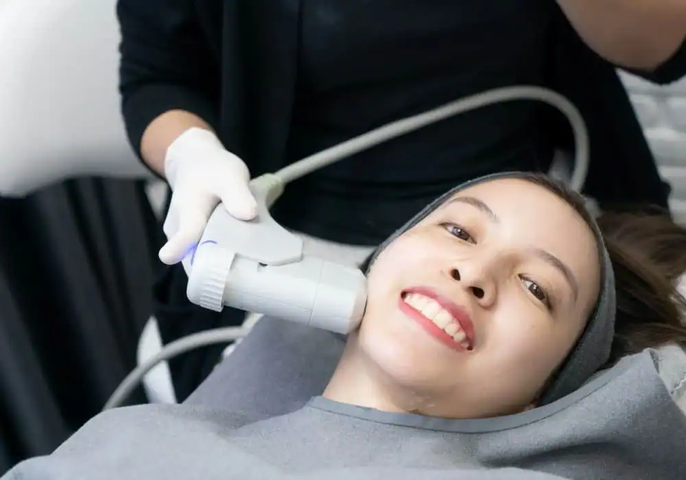 HIFU treatment Hampstead in progress