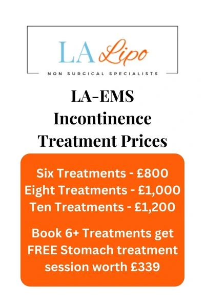 LA-EMS Incontinence Treatment Prices Hampstead
